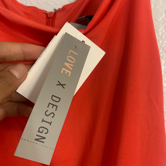 Love By Design Ruched Bodycon Mini Dress L NWT - Picture 6 of 8